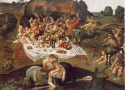 Piero di Cosimo the battle between Lapithen and Kentauren Spain oil painting artist